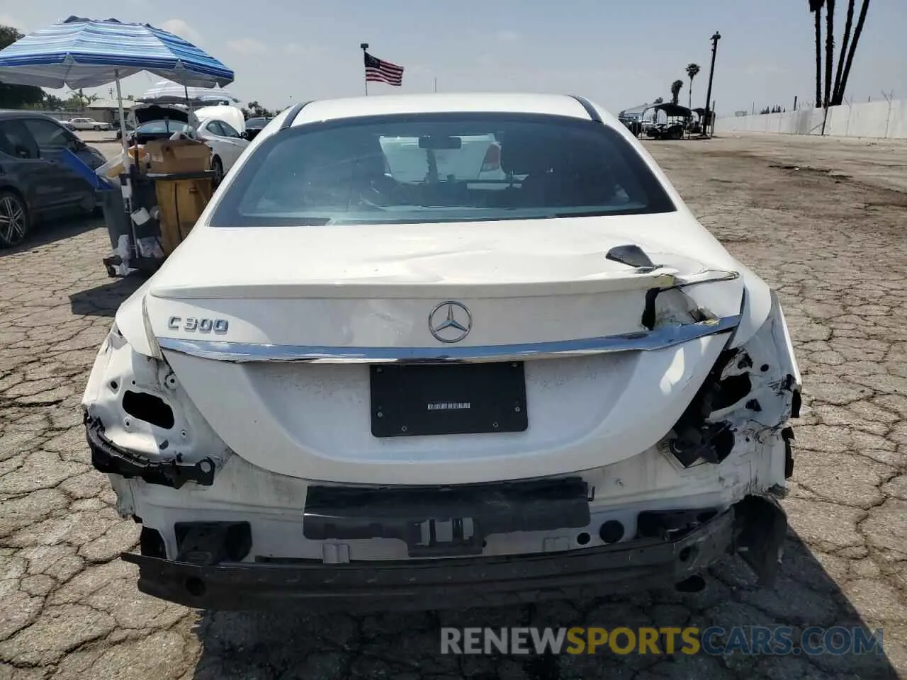 6 Photograph of a damaged car 55SWF8DB7KU298133 MERCEDES-BENZ C-CLASS 2019