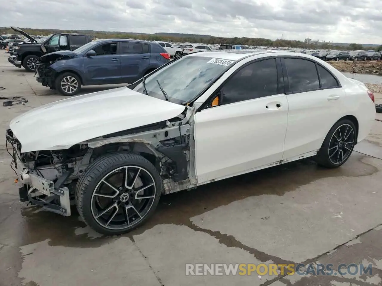 1 Photograph of a damaged car 55SWF8DB7KU314704 MERCEDES-BENZ C-CLASS 2019