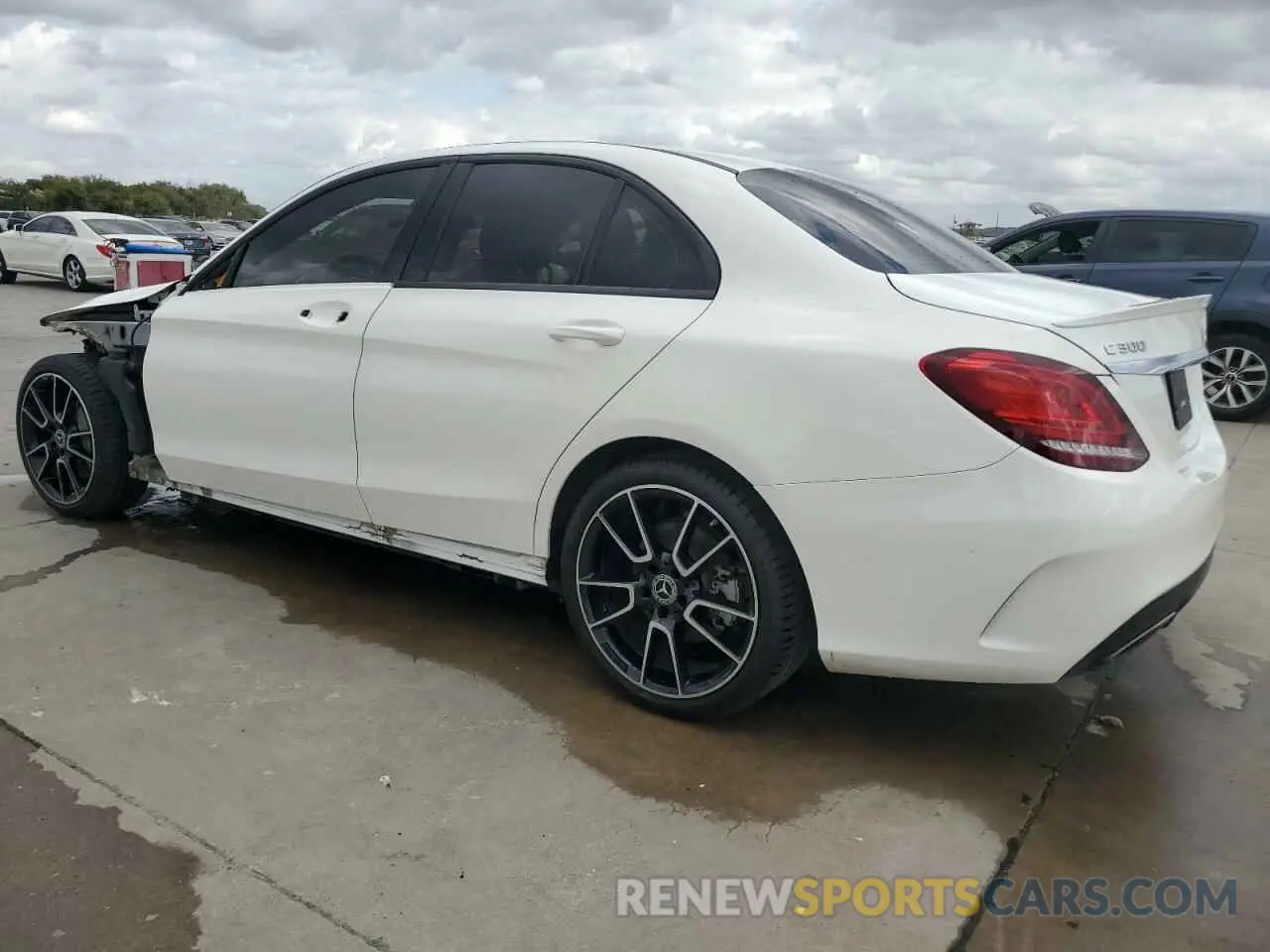 2 Photograph of a damaged car 55SWF8DB7KU314704 MERCEDES-BENZ C-CLASS 2019