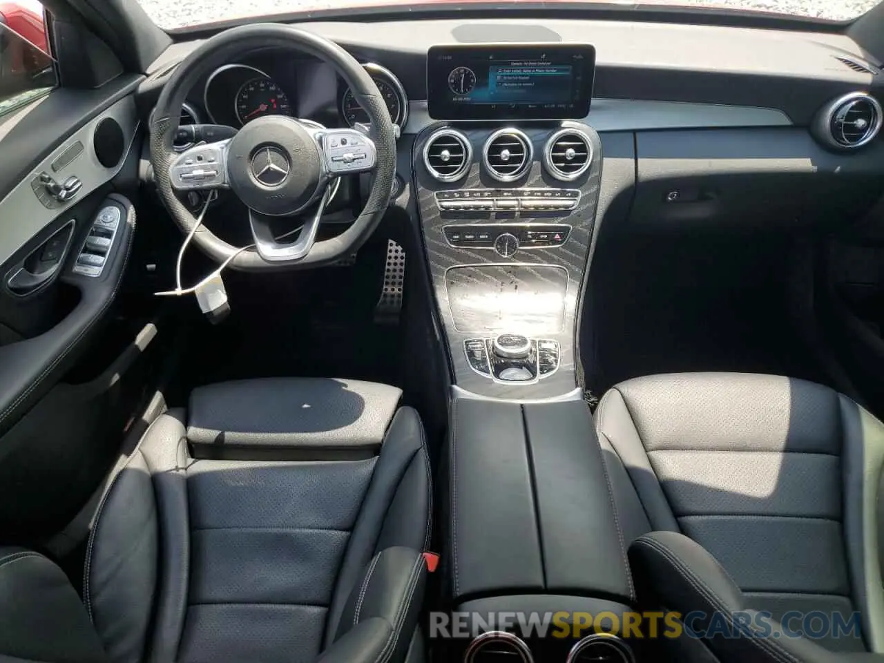 8 Photograph of a damaged car 55SWF8DB7KU317733 MERCEDES-BENZ C-CLASS 2019