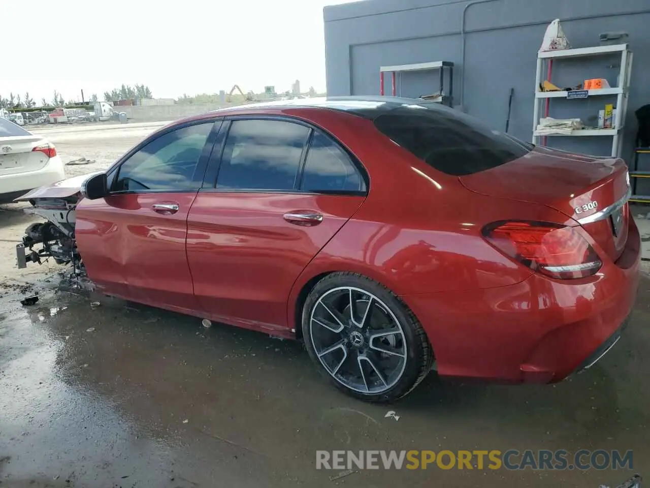 2 Photograph of a damaged car 55SWF8DB8KU283303 MERCEDES-BENZ C-CLASS 2019