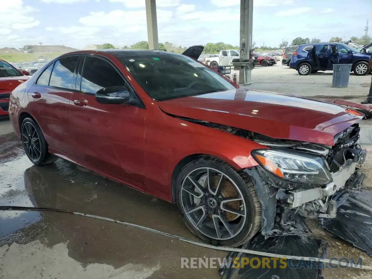 4 Photograph of a damaged car 55SWF8DB8KU283303 MERCEDES-BENZ C-CLASS 2019