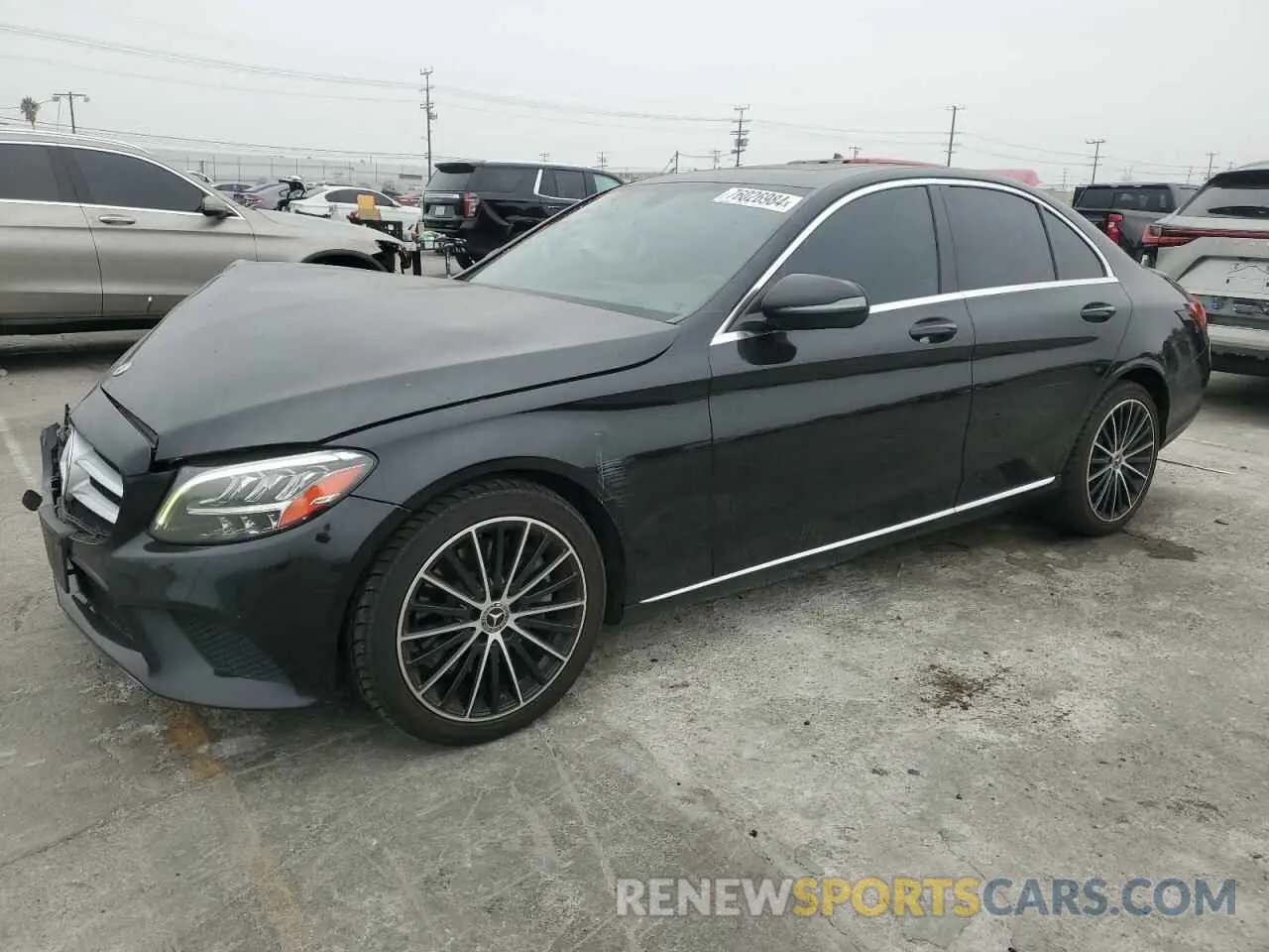 1 Photograph of a damaged car 55SWF8DB8KU287173 MERCEDES-BENZ C-CLASS 2019