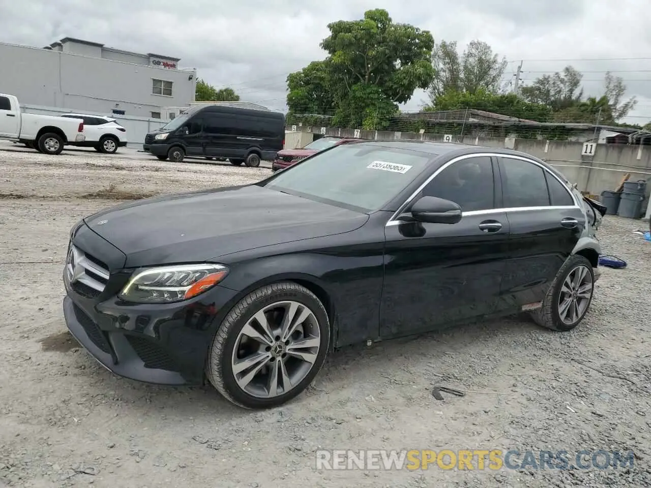1 Photograph of a damaged car 55SWF8DB8KU289988 MERCEDES-BENZ C-CLASS 2019