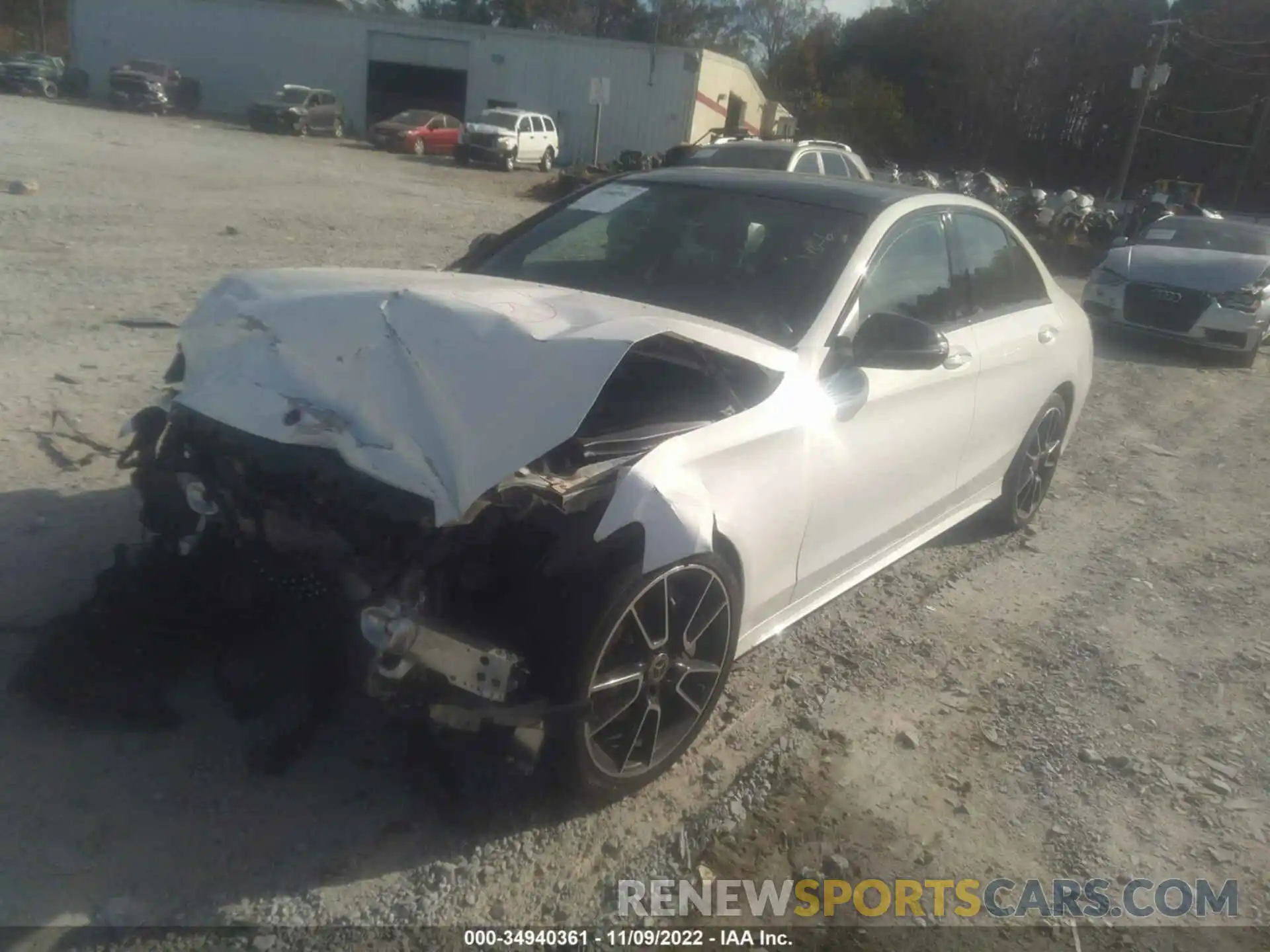 2 Photograph of a damaged car 55SWF8DB8KU293037 MERCEDES-BENZ C-CLASS 2019