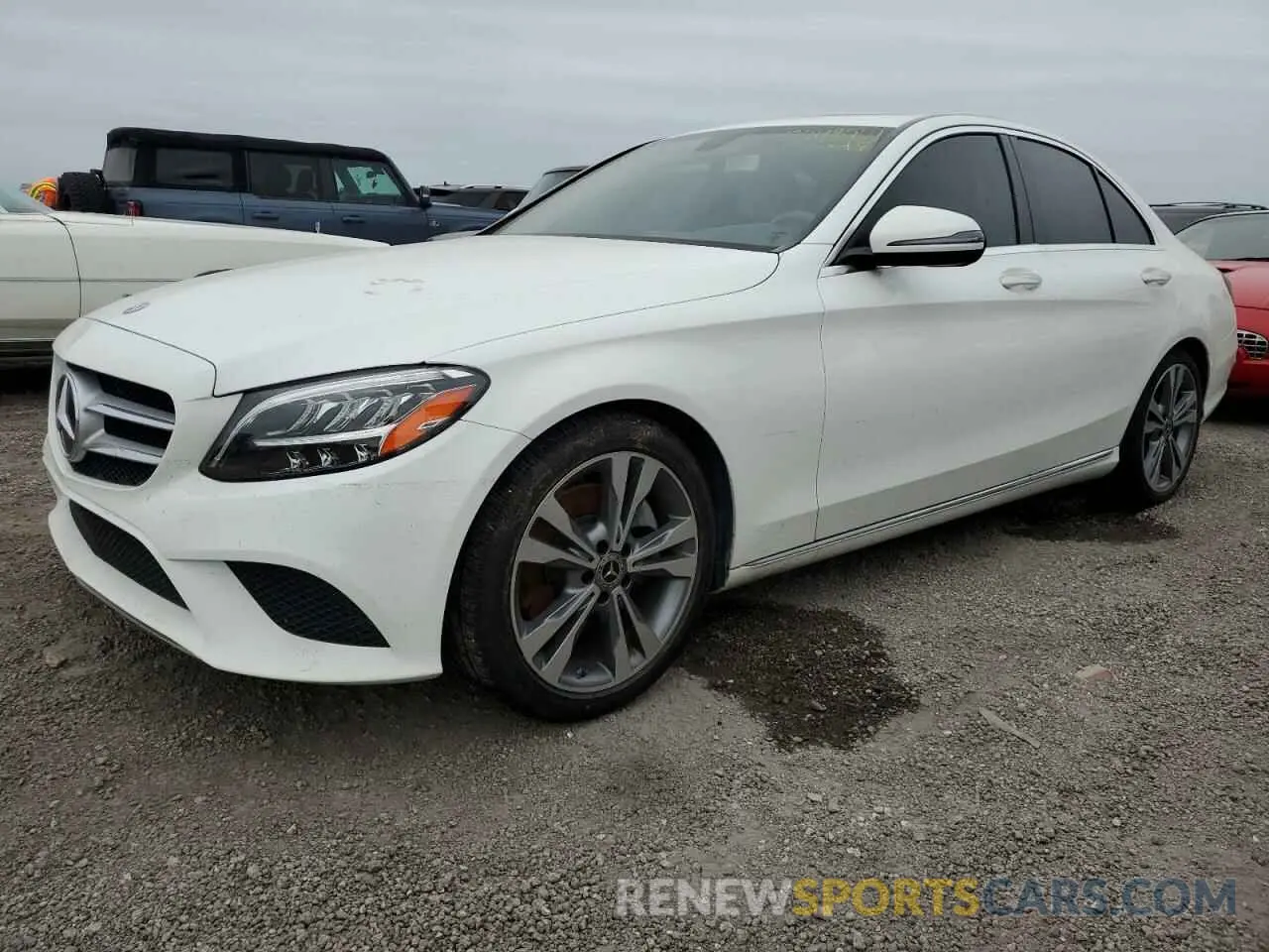 1 Photograph of a damaged car 55SWF8DB8KU298433 MERCEDES-BENZ C-CLASS 2019