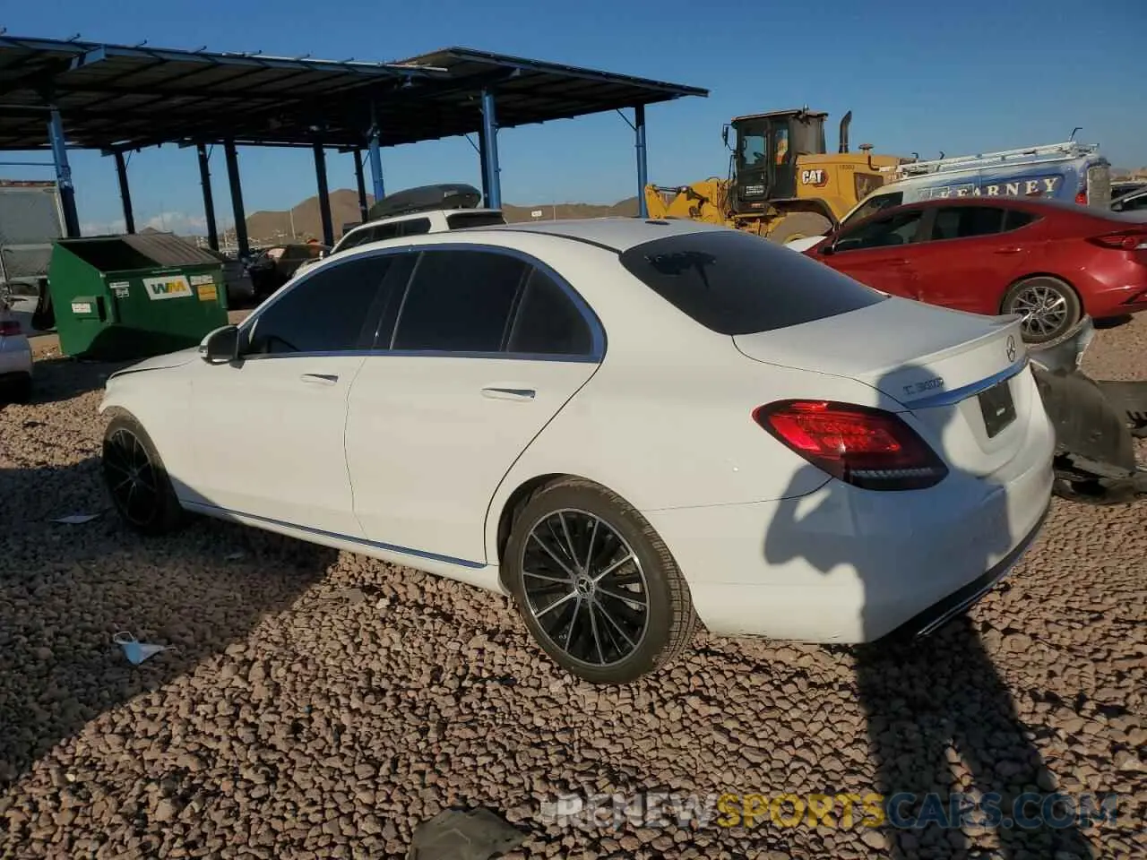 2 Photograph of a damaged car 55SWF8DB9KU285593 MERCEDES-BENZ C-CLASS 2019
