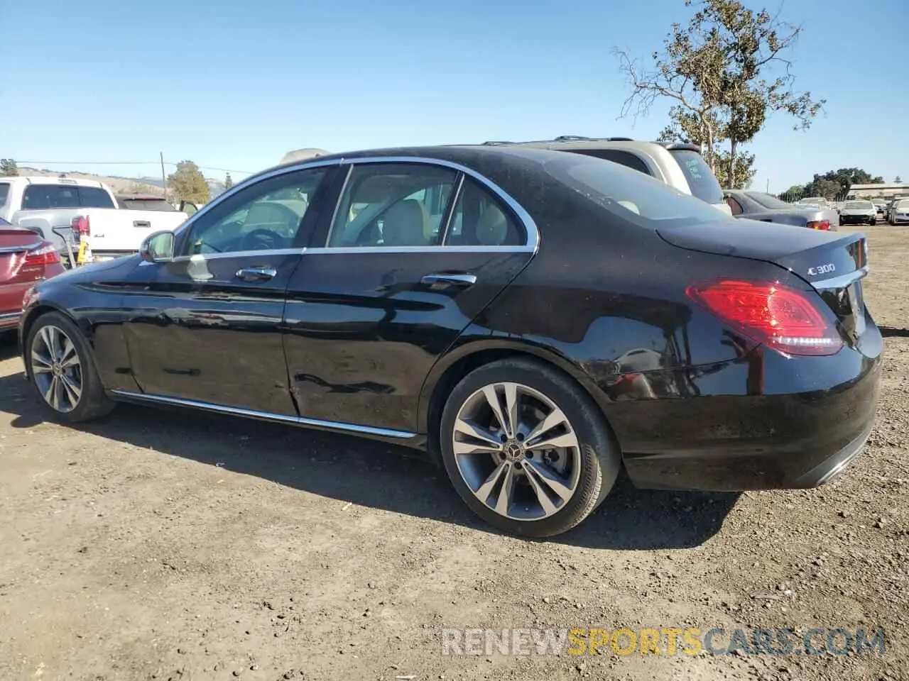 2 Photograph of a damaged car 55SWF8DB9KU287683 MERCEDES-BENZ C-CLASS 2019