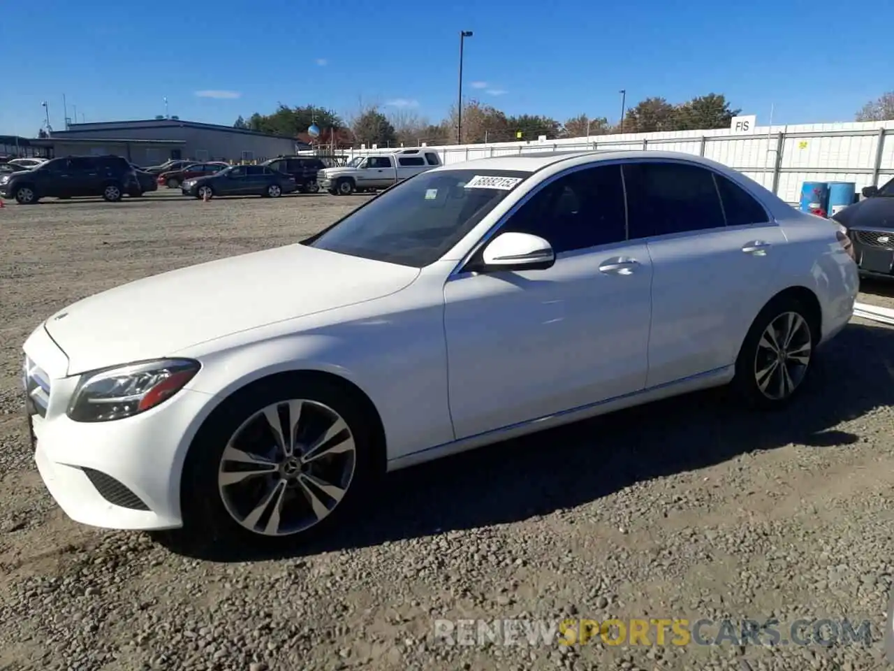 1 Photograph of a damaged car 55SWF8DB9KU291054 MERCEDES-BENZ C-CLASS 2019