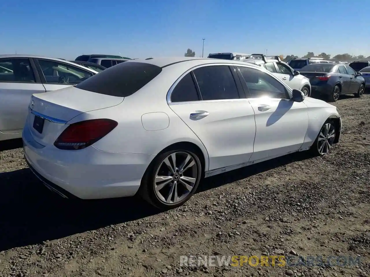 3 Photograph of a damaged car 55SWF8DB9KU291054 MERCEDES-BENZ C-CLASS 2019