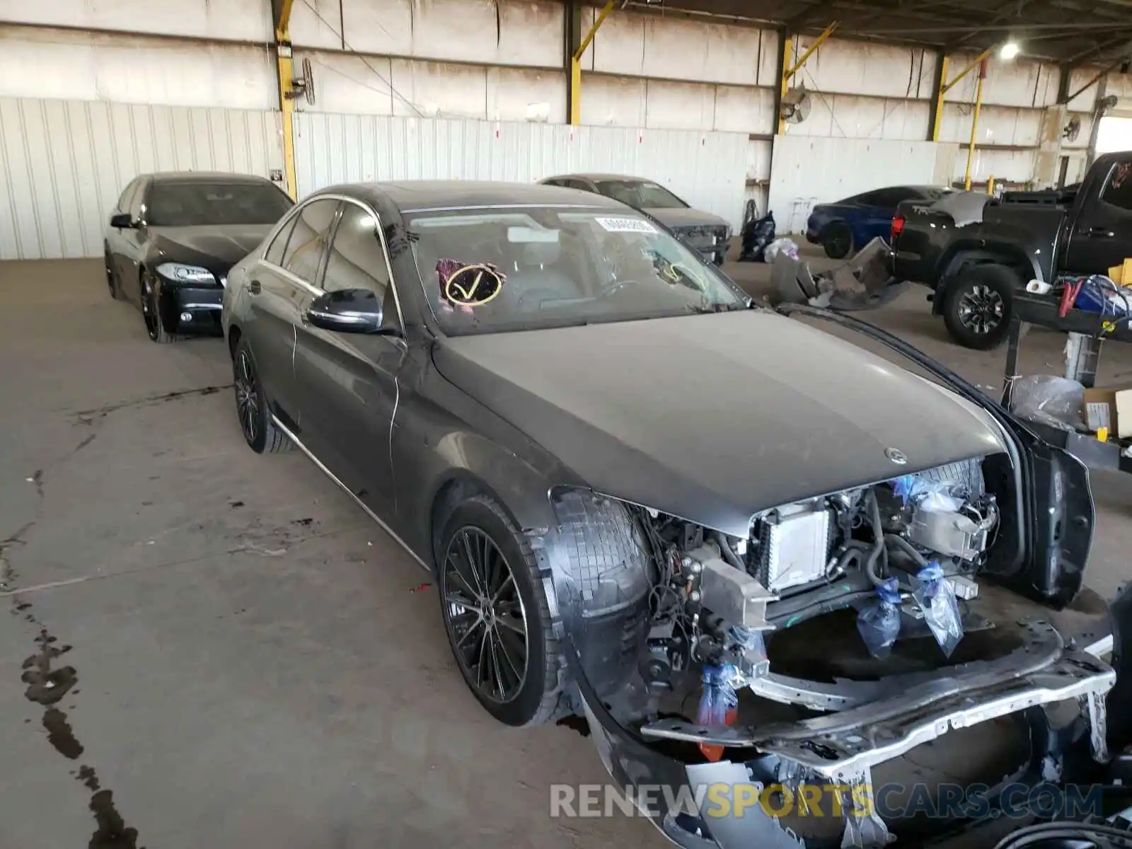 1 Photograph of a damaged car 55SWF8DB9KU298120 MERCEDES-BENZ C CLASS 2019