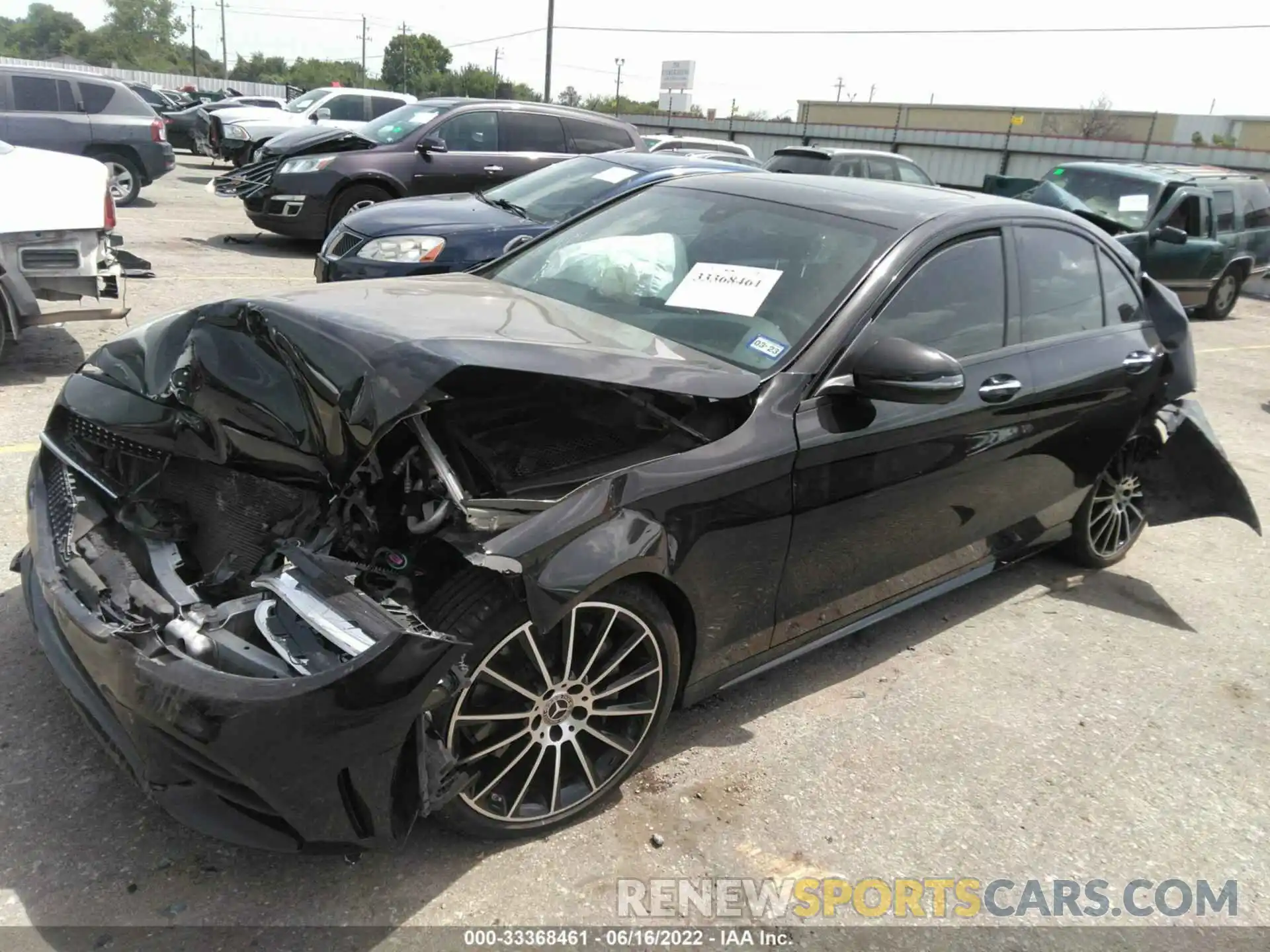 2 Photograph of a damaged car 55SWF8DB9KU307544 MERCEDES-BENZ C-CLASS 2019