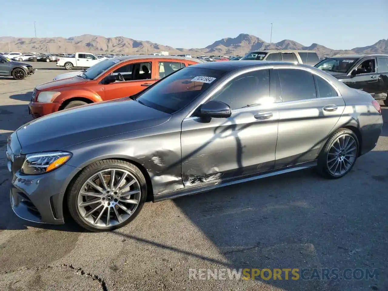 1 Photograph of a damaged car 55SWF8DB9KU309178 MERCEDES-BENZ C-CLASS 2019