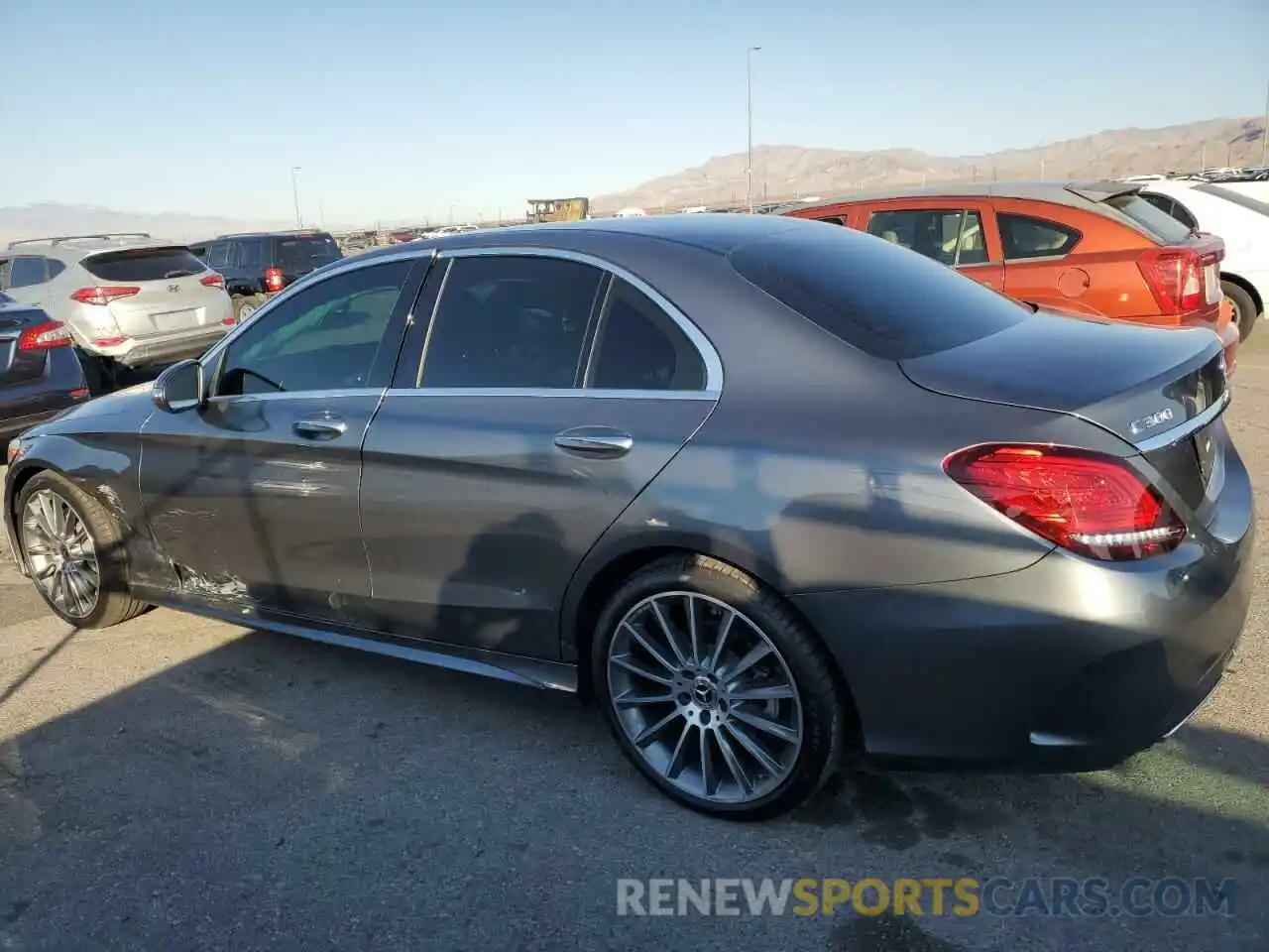 2 Photograph of a damaged car 55SWF8DB9KU309178 MERCEDES-BENZ C-CLASS 2019