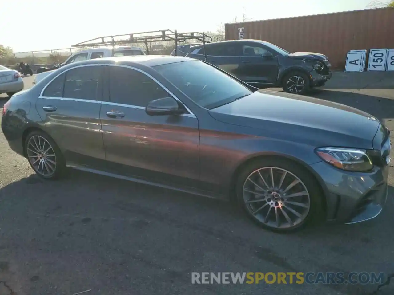 4 Photograph of a damaged car 55SWF8DB9KU309178 MERCEDES-BENZ C-CLASS 2019