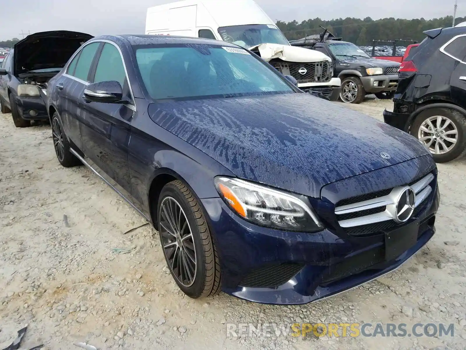 1 Photograph of a damaged car 55SWF8DBXKU284310 MERCEDES-BENZ C CLASS 2019