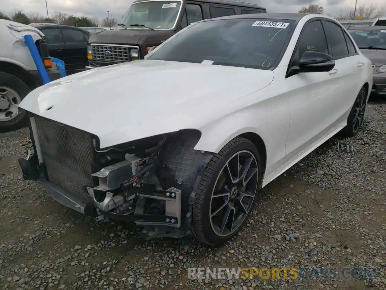 2 Photograph of a damaged car 55SWF8DBXKU285005 MERCEDES-BENZ C-CLASS 2019