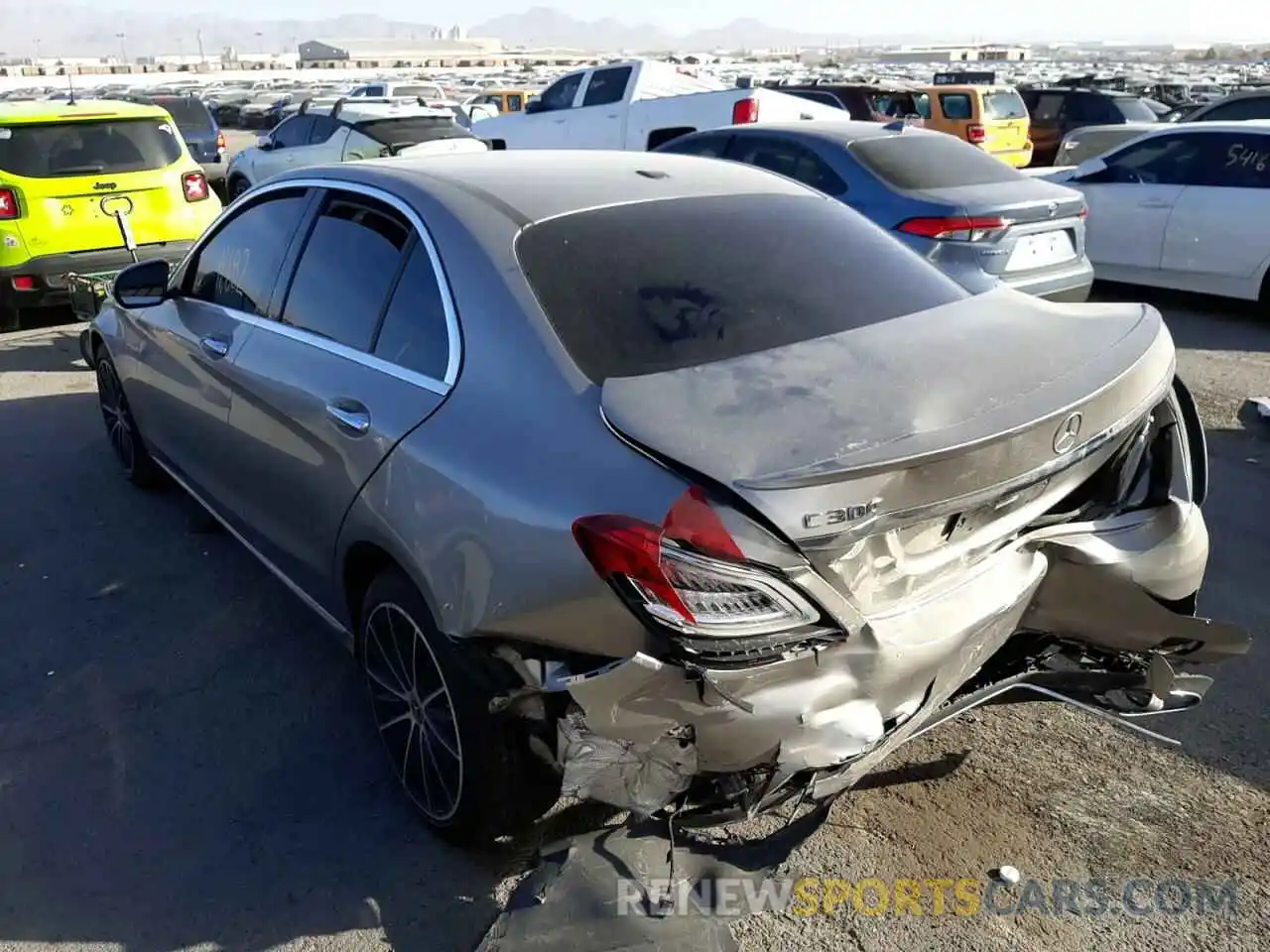 3 Photograph of a damaged car 55SWF8DBXKU287336 MERCEDES-BENZ C-CLASS 2019