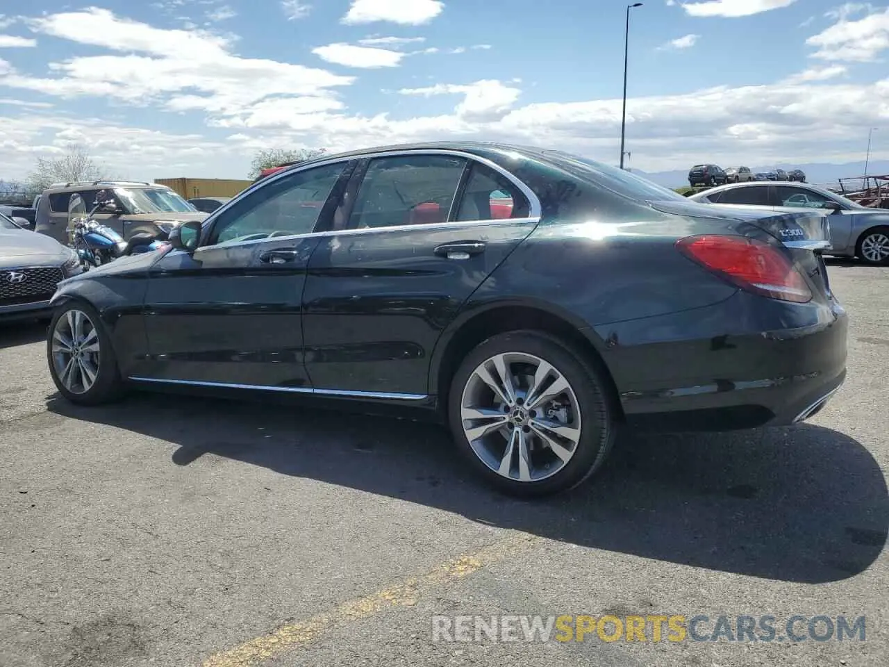 2 Photograph of a damaged car 55SWF8DBXKU289278 MERCEDES-BENZ C-CLASS 2019