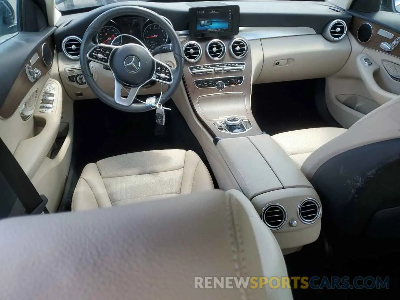 8 Photograph of a damaged car 55SWF8DBXKU289278 MERCEDES-BENZ C-CLASS 2019