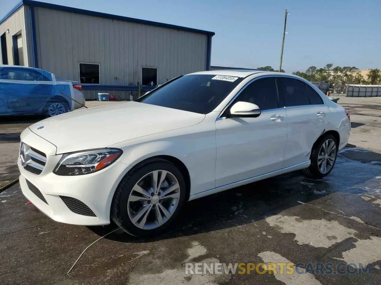 1 Photograph of a damaged car 55SWF8DBXKU295744 MERCEDES-BENZ C-CLASS 2019