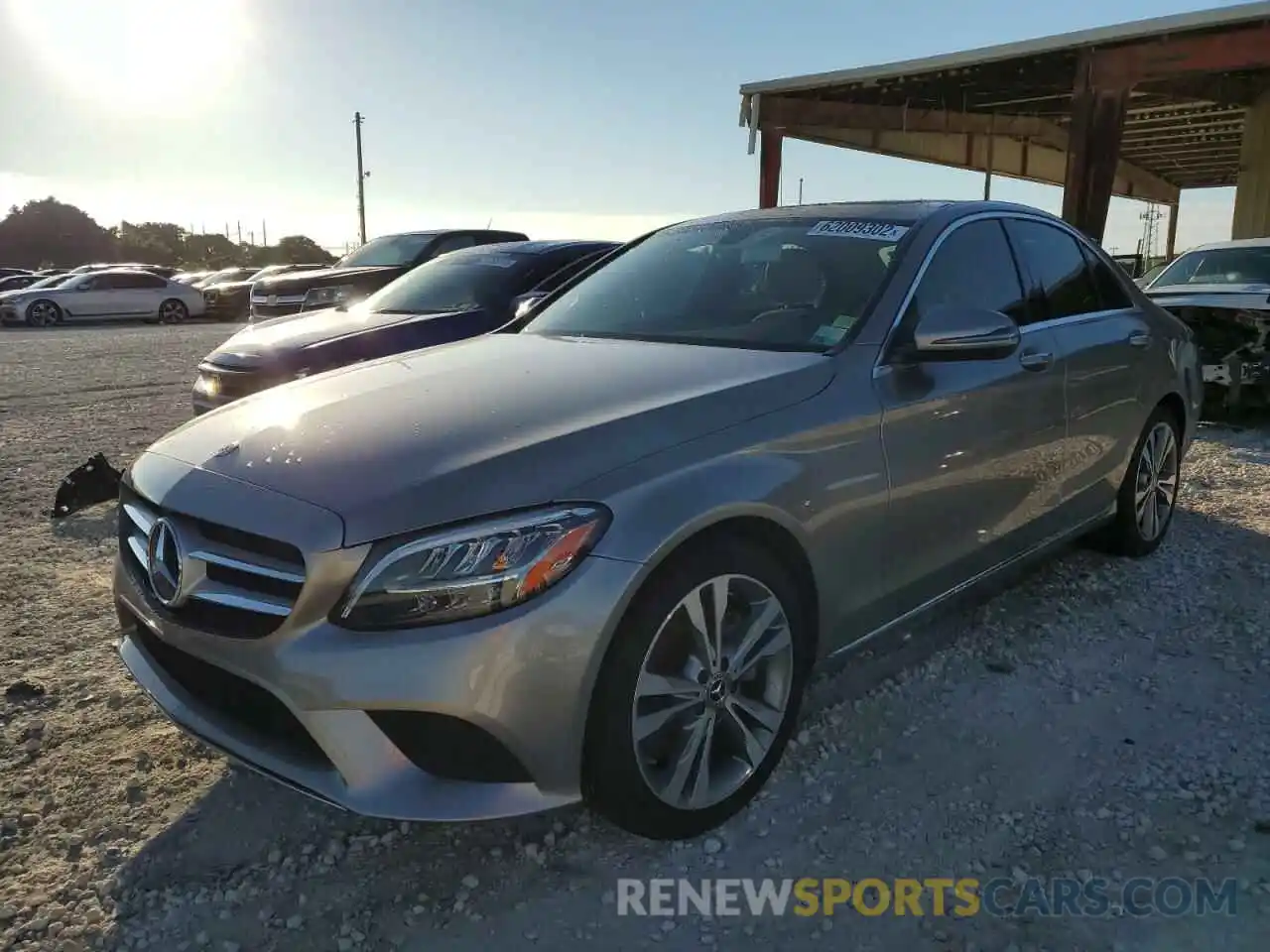 2 Photograph of a damaged car 55SWF8DBXKU303471 MERCEDES-BENZ C-CLASS 2019