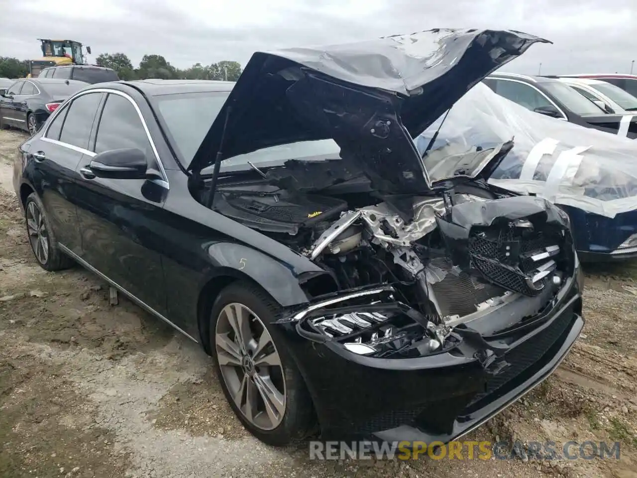 1 Photograph of a damaged car 55SWF8DBXKU304975 MERCEDES-BENZ C-CLASS 2019