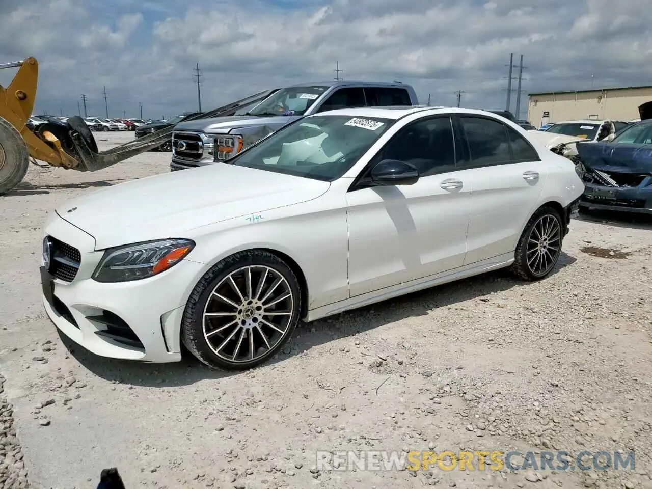 1 Photograph of a damaged car 55SWF8DBXKU310789 MERCEDES-BENZ C-CLASS 2019