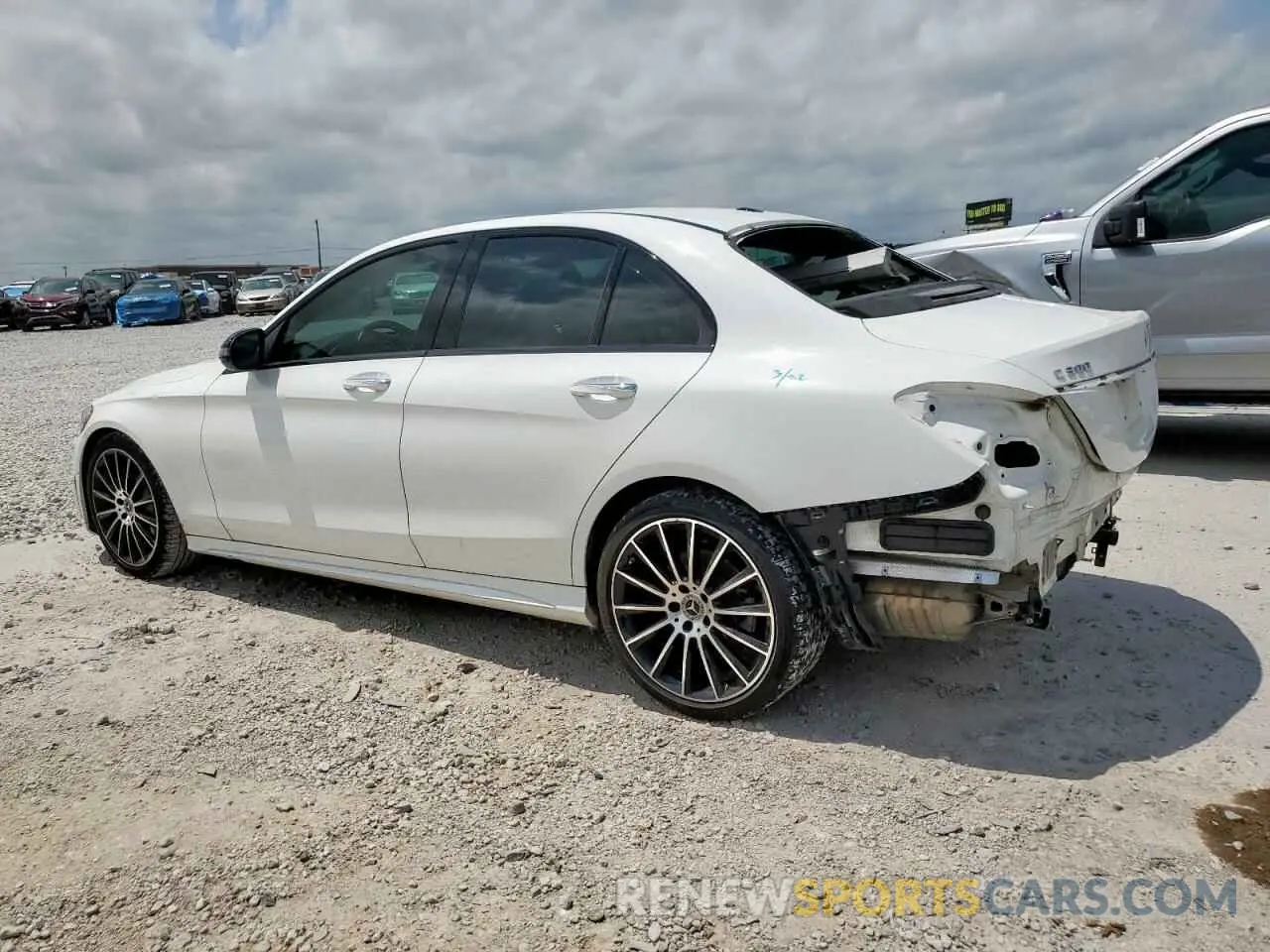 2 Photograph of a damaged car 55SWF8DBXKU310789 MERCEDES-BENZ C-CLASS 2019