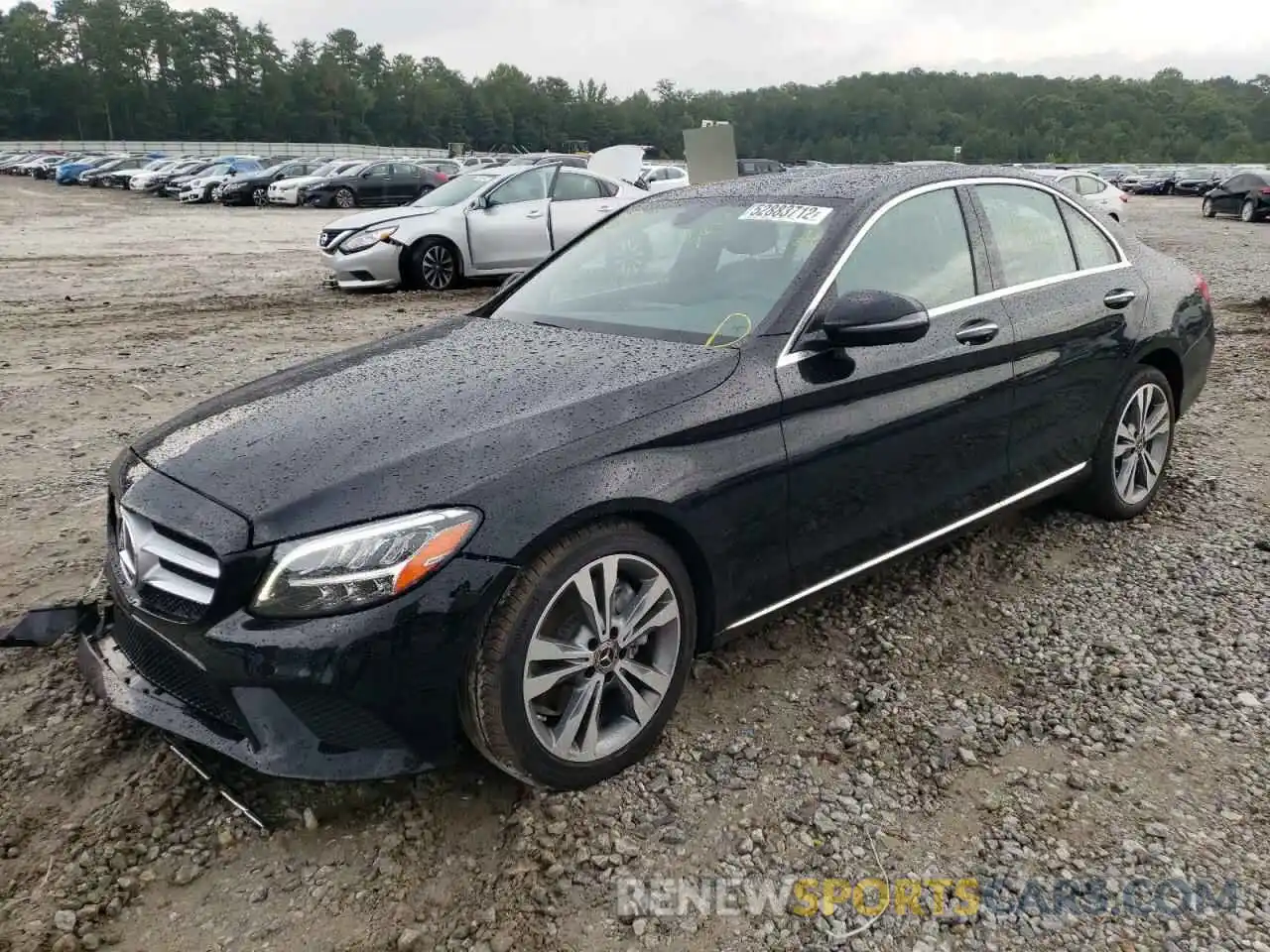 2 Photograph of a damaged car 55SWF8DBXKU312400 MERCEDES-BENZ C-CLASS 2019