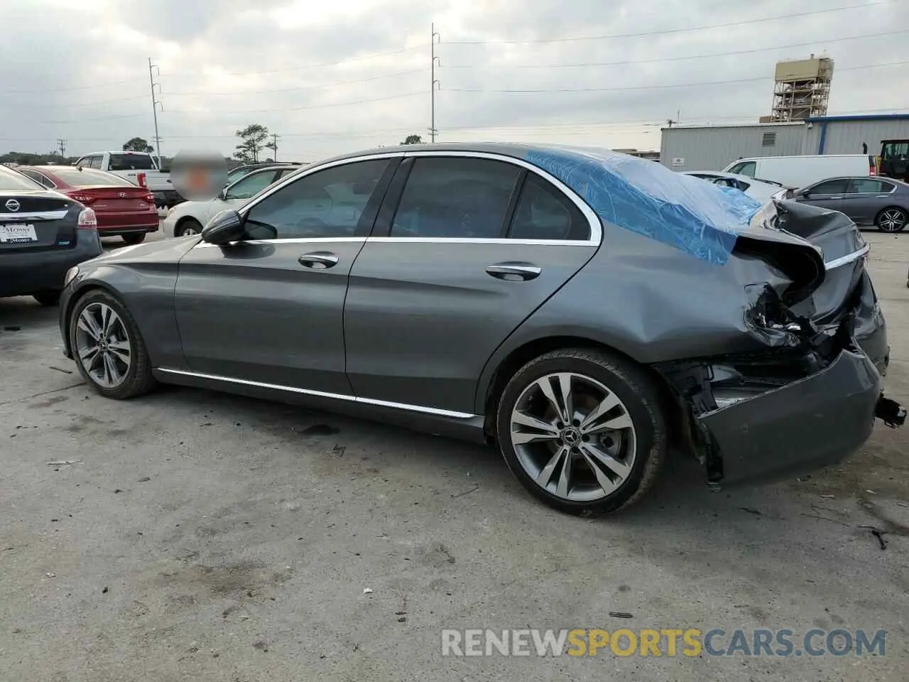 2 Photograph of a damaged car 55SWF8DBXKU315667 MERCEDES-BENZ C-CLASS 2019