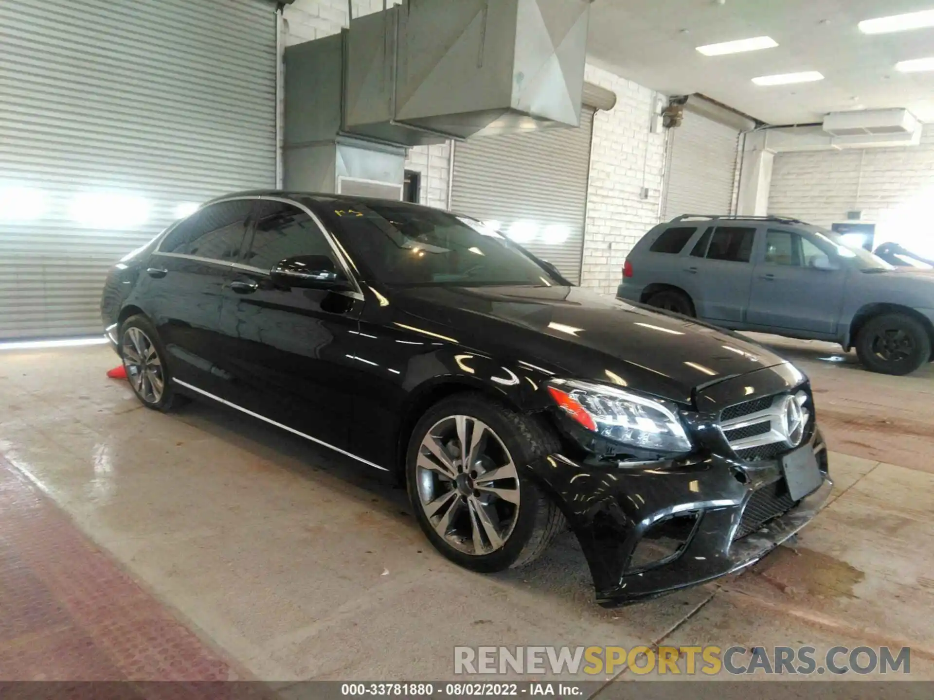 1 Photograph of a damaged car 55SWF8DBXKU316544 MERCEDES-BENZ C-CLASS 2019