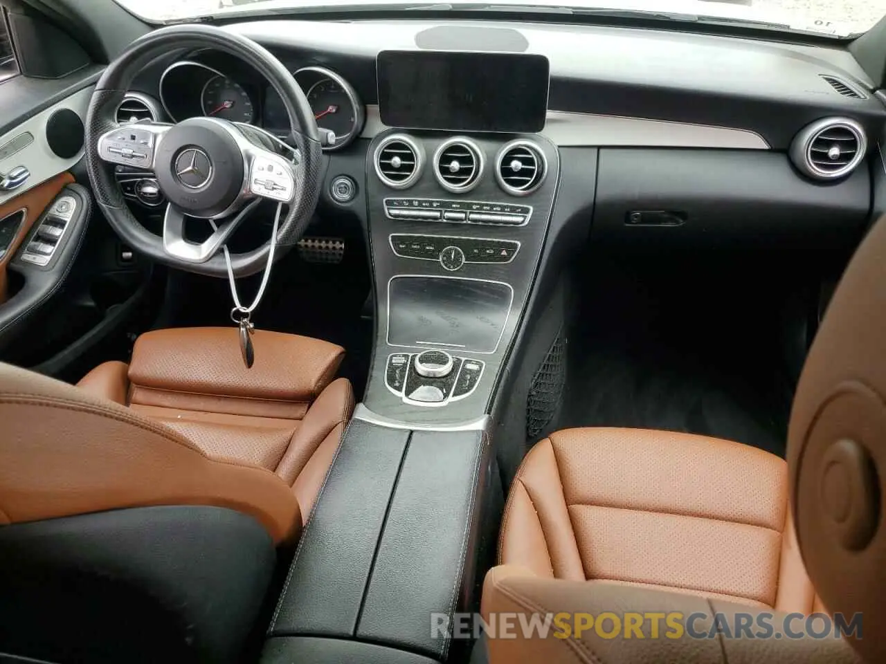 8 Photograph of a damaged car 55SWF8EB0KU284346 MERCEDES-BENZ C-CLASS 2019