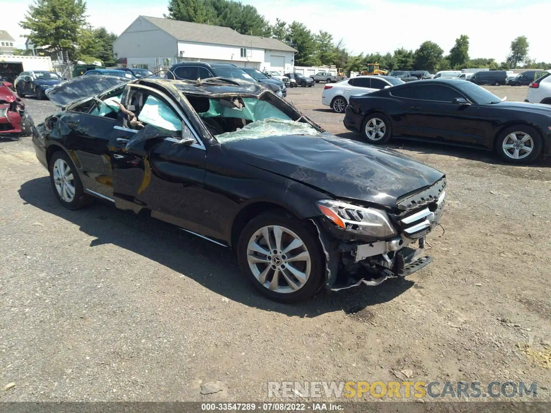 1 Photograph of a damaged car 55SWF8EB0KU307463 MERCEDES-BENZ C-CLASS 2019