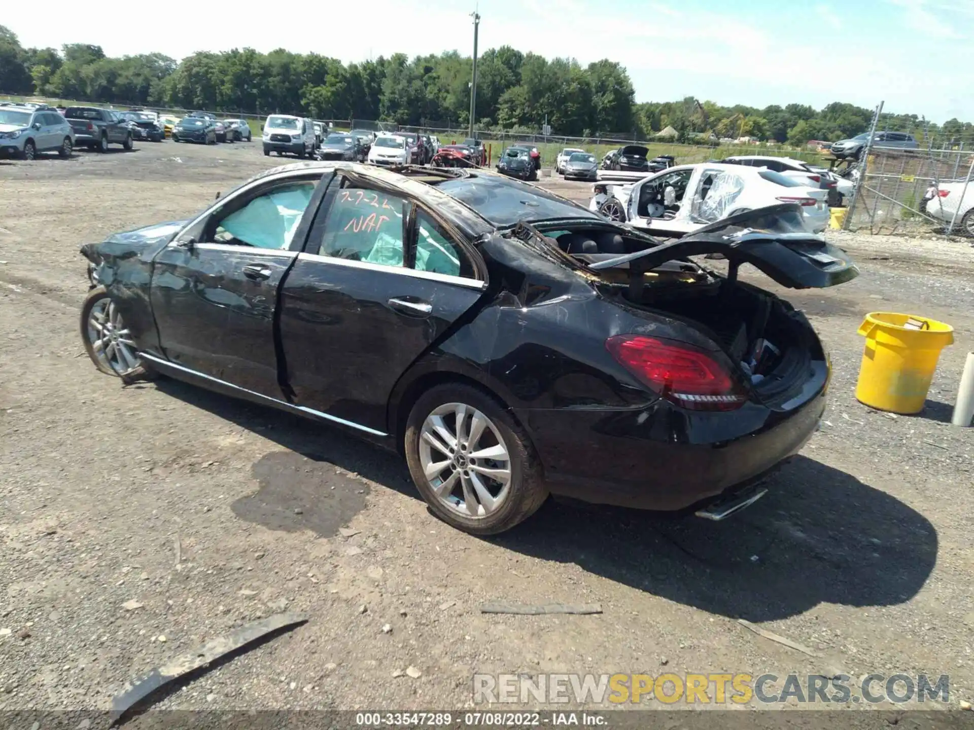 3 Photograph of a damaged car 55SWF8EB0KU307463 MERCEDES-BENZ C-CLASS 2019