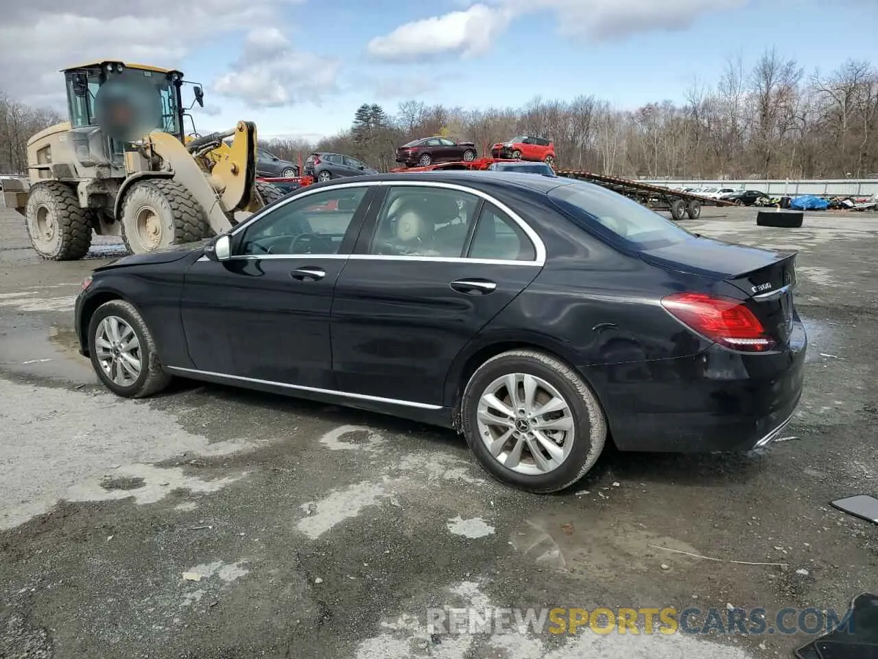 2 Photograph of a damaged car 55SWF8EB0KU310640 MERCEDES-BENZ C-CLASS 2019