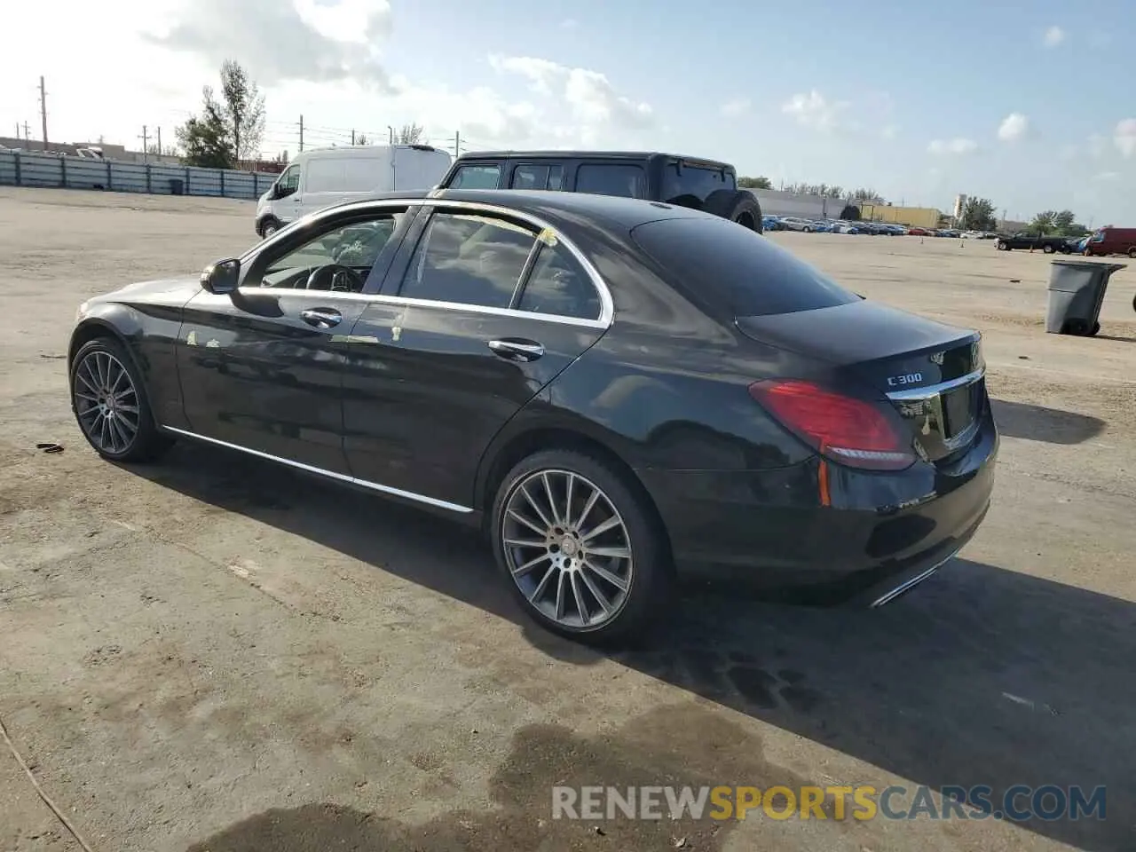 2 Photograph of a damaged car 55SWF8EB0KU318463 MERCEDES-BENZ C-CLASS 2019