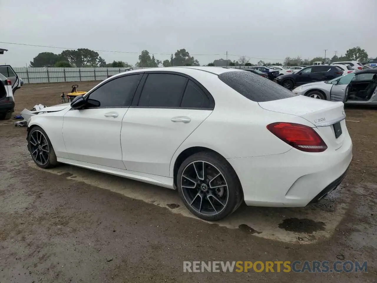 2 Photograph of a damaged car 55SWF8EB0KU321797 MERCEDES-BENZ C-CLASS 2019