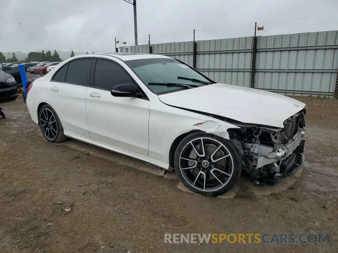 4 Photograph of a damaged car 55SWF8EB0KU321797 MERCEDES-BENZ C-CLASS 2019