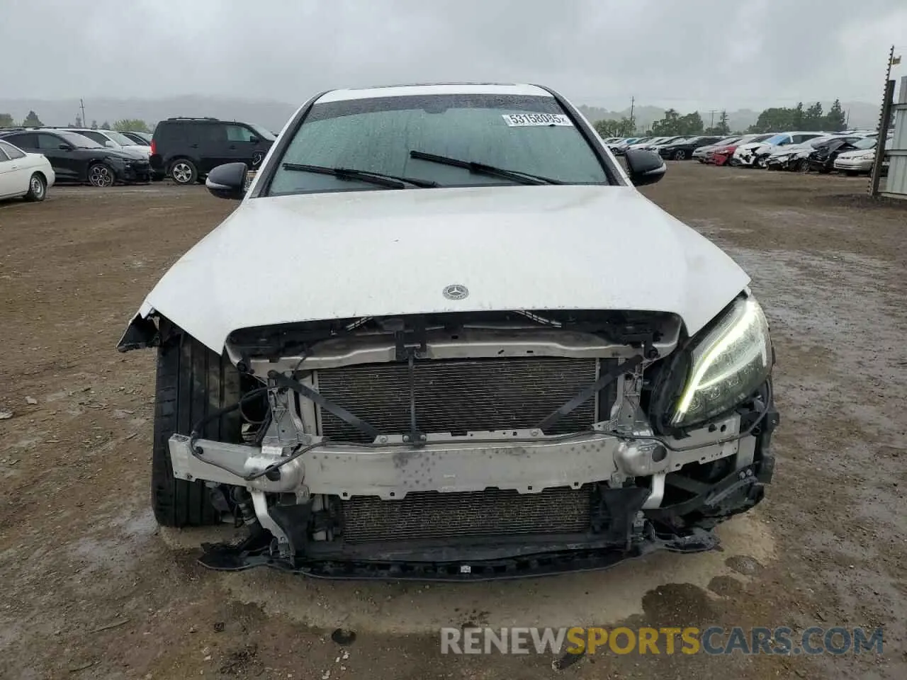 5 Photograph of a damaged car 55SWF8EB0KU321797 MERCEDES-BENZ C-CLASS 2019
