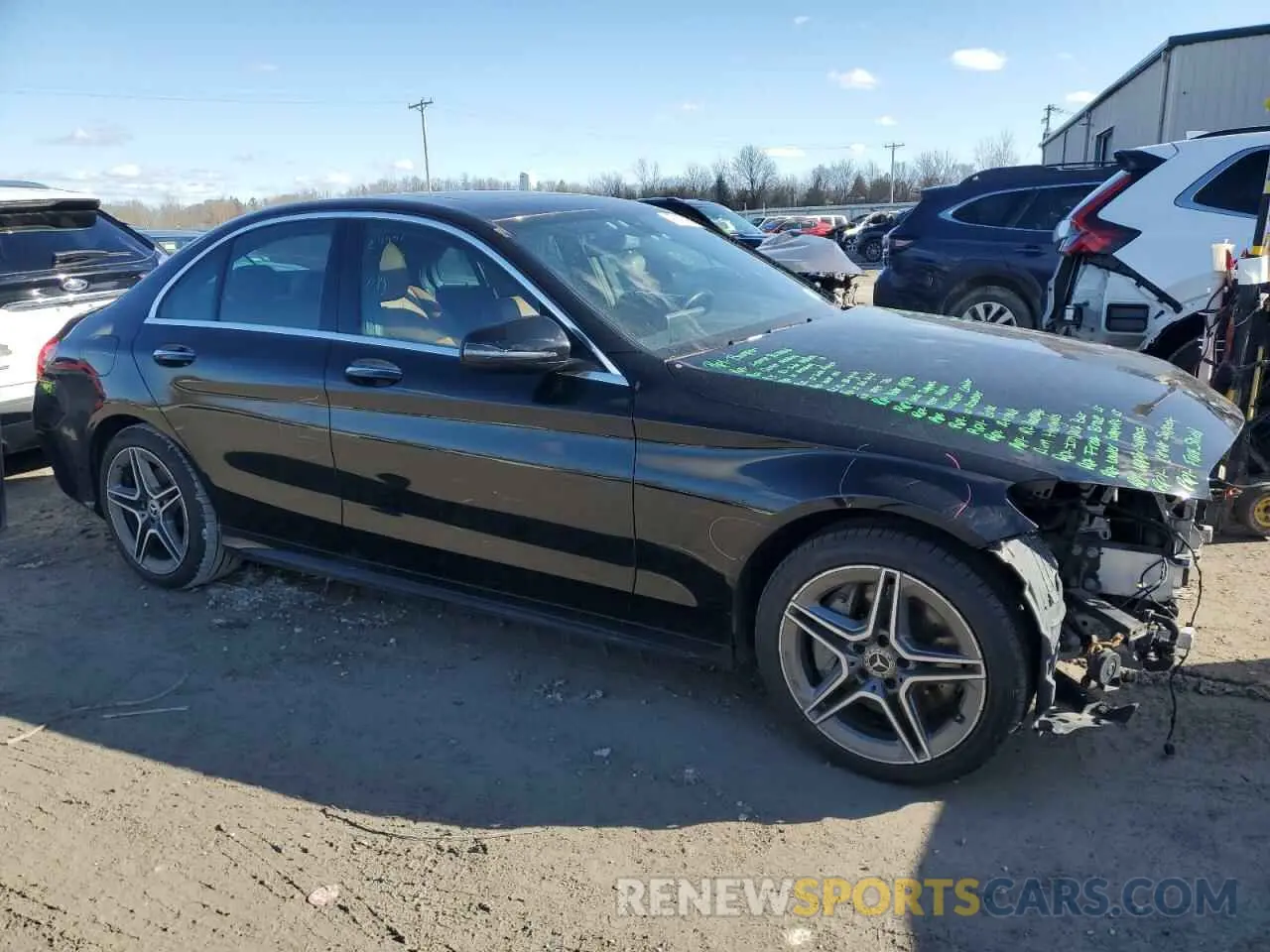 4 Photograph of a damaged car 55SWF8EB1KU283402 MERCEDES-BENZ C-CLASS 2019