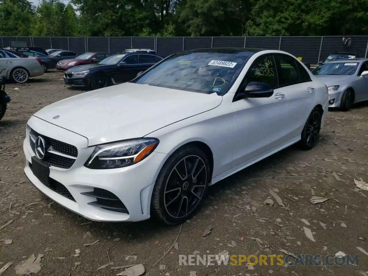 2 Photograph of a damaged car 55SWF8EB1KU316222 MERCEDES-BENZ C-CLASS 2019