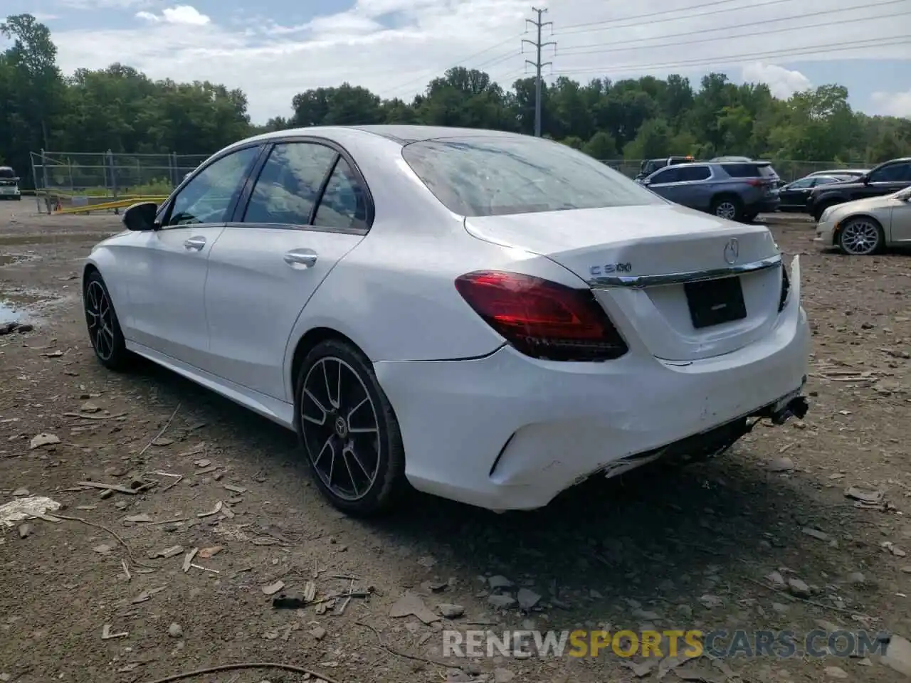 3 Photograph of a damaged car 55SWF8EB1KU316222 MERCEDES-BENZ C-CLASS 2019