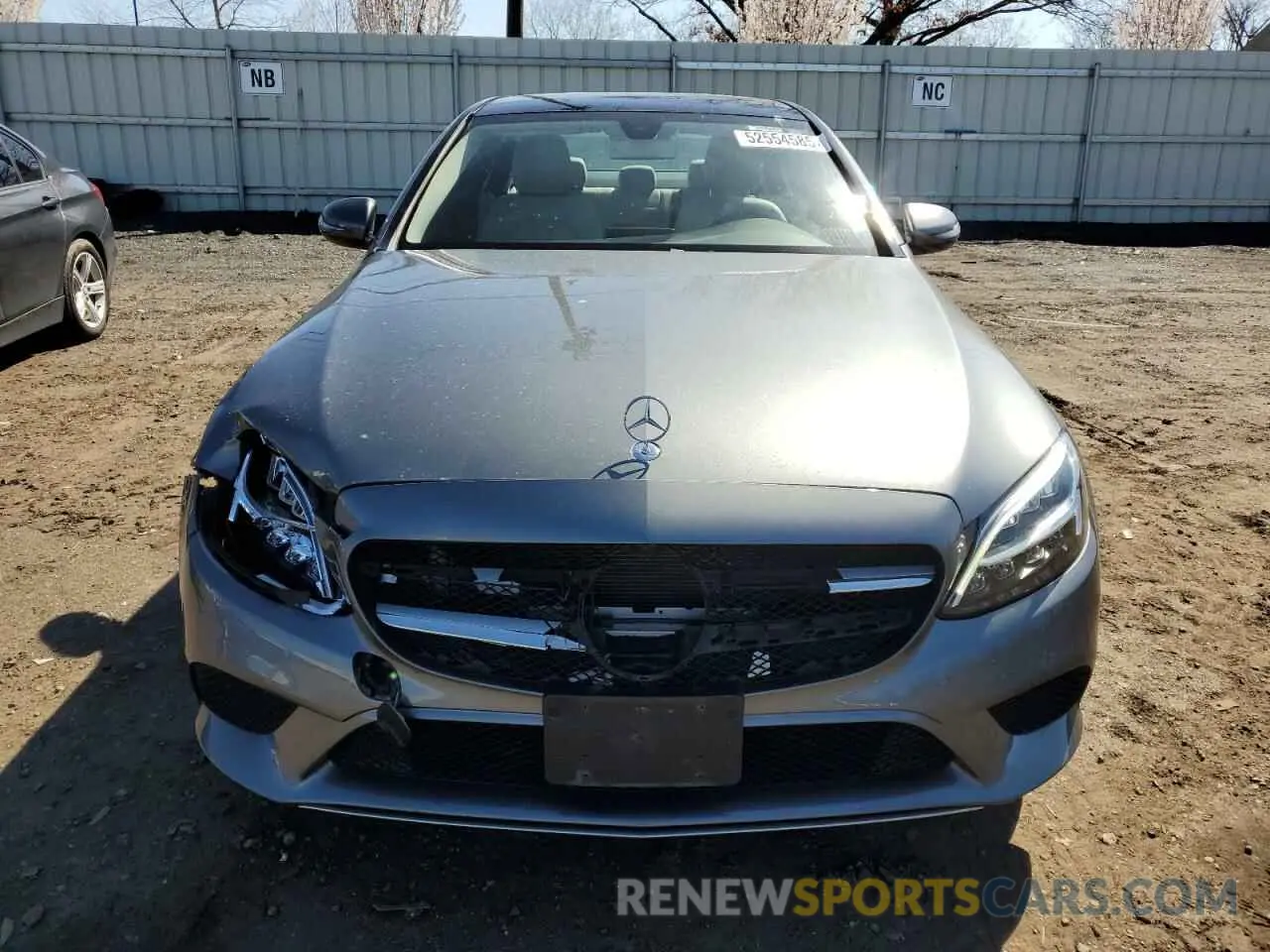 5 Photograph of a damaged car 55SWF8EB2KU292884 MERCEDES-BENZ C-CLASS 2019