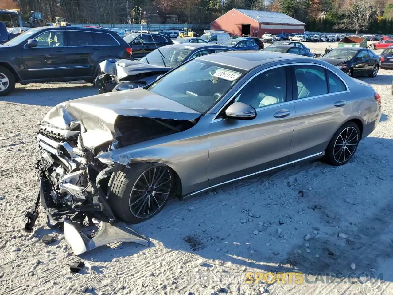1 Photograph of a damaged car 55SWF8EB3KU282915 MERCEDES-BENZ C-CLASS 2019