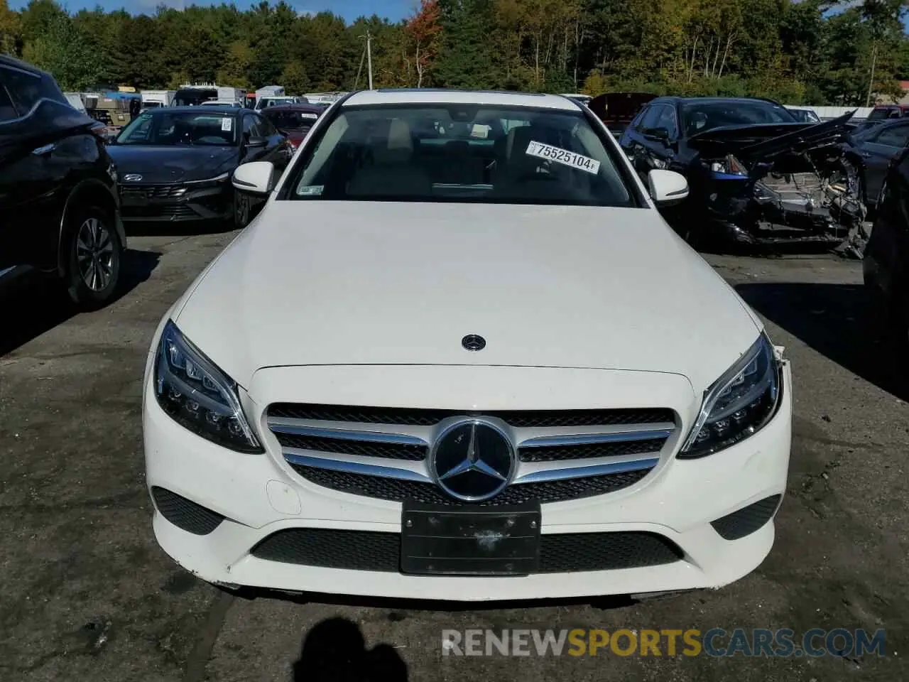 5 Photograph of a damaged car 55SWF8EB3KU300281 MERCEDES-BENZ C-CLASS 2019