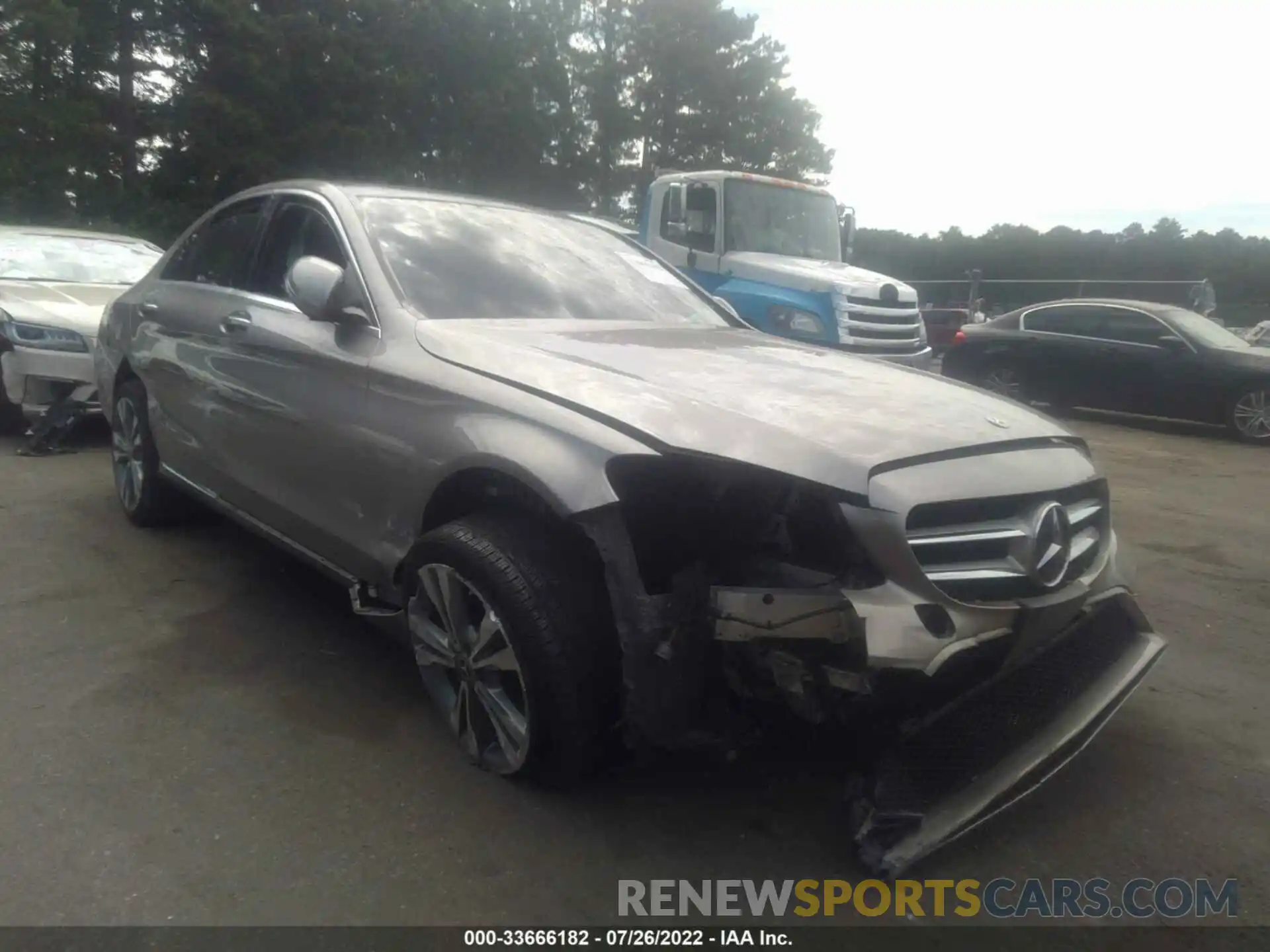 1 Photograph of a damaged car 55SWF8EB3KU306419 MERCEDES-BENZ C-CLASS 2019