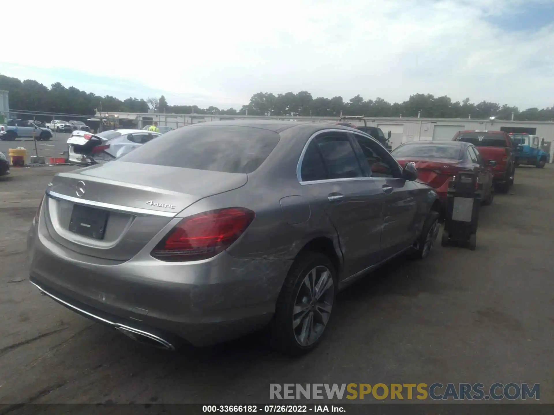 4 Photograph of a damaged car 55SWF8EB3KU306419 MERCEDES-BENZ C-CLASS 2019