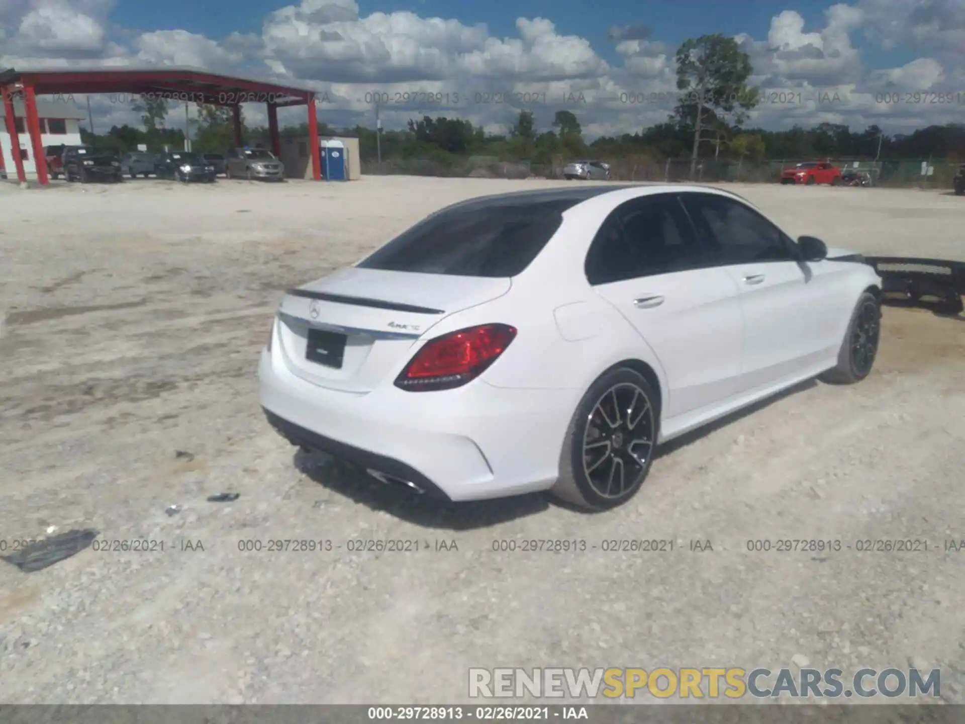 4 Photograph of a damaged car 55SWF8EB3KU309756 MERCEDES-BENZ C-CLASS 2019