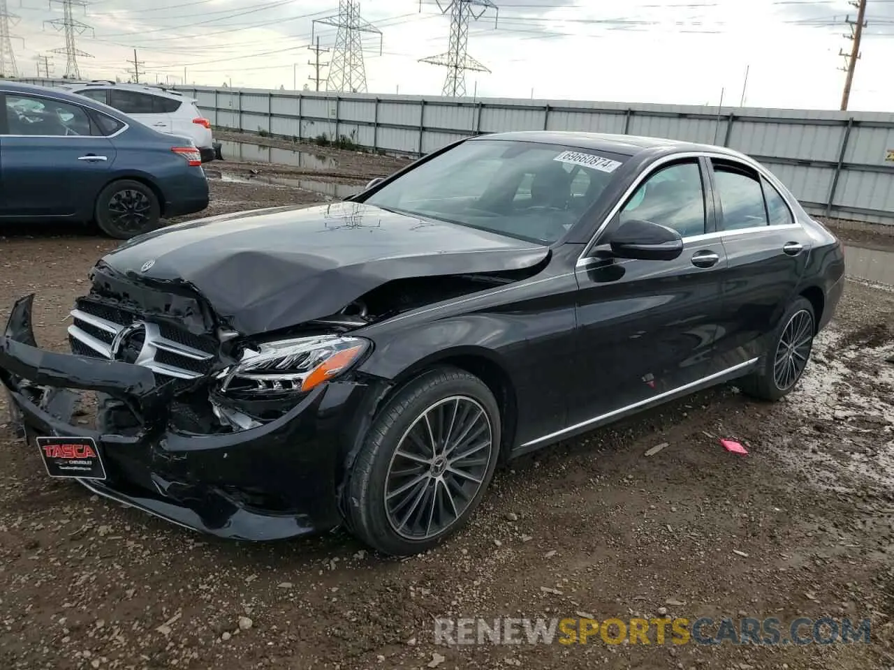 1 Photograph of a damaged car 55SWF8EB3KU313659 MERCEDES-BENZ C-CLASS 2019